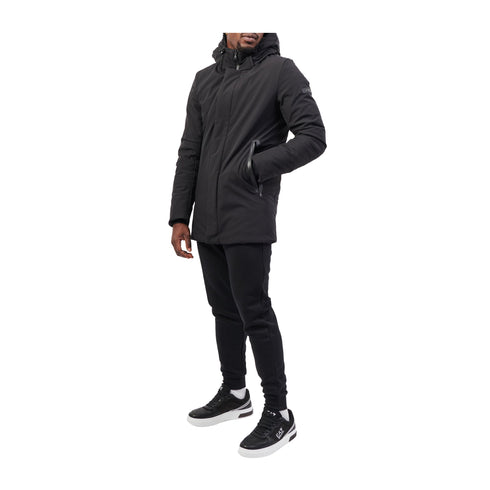 Yes Zee Parka Parka Uomo con interno trapuntato Nero - Francavilla Moda